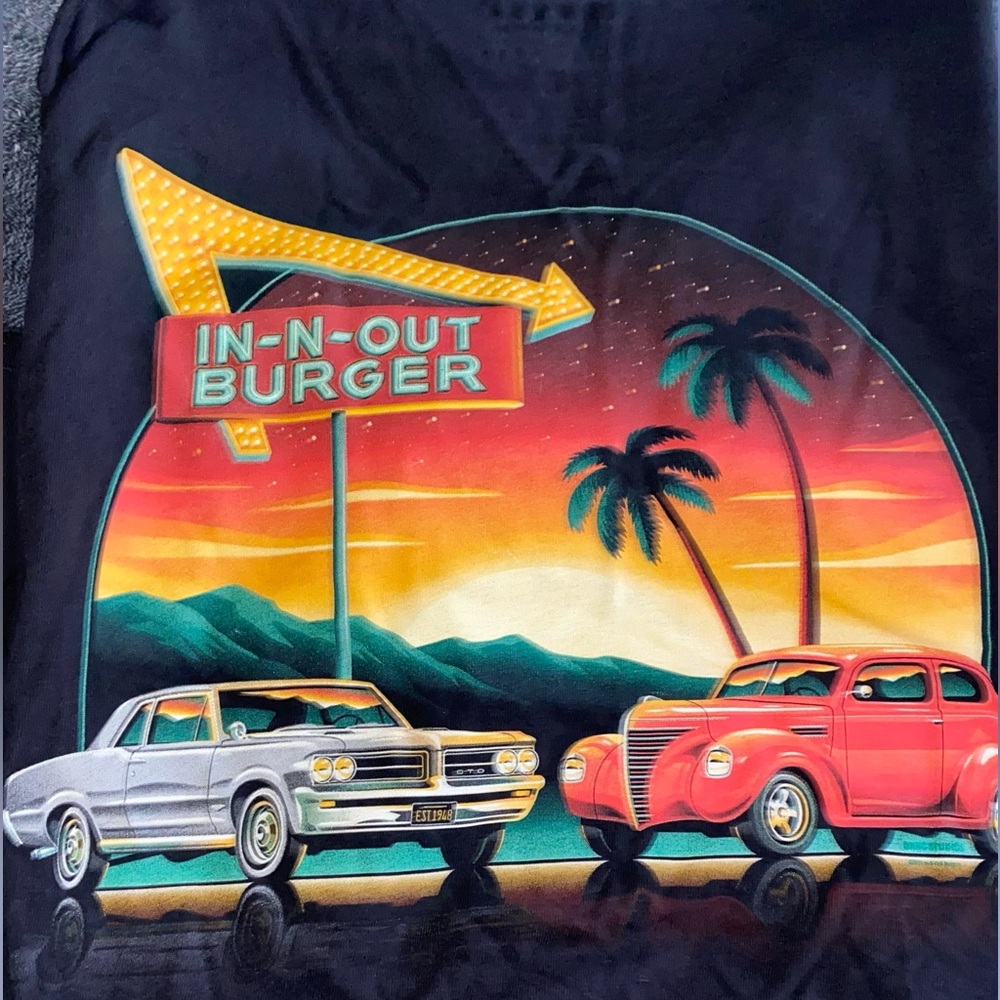 Classic car In-n-out shirt Nevada